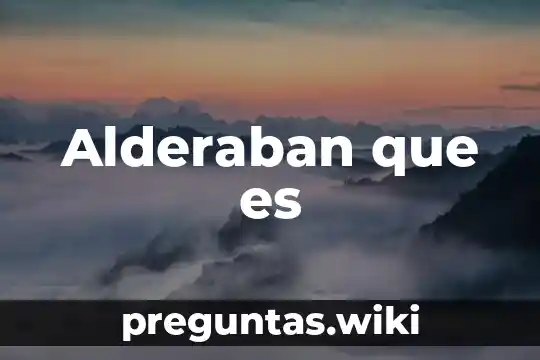 Alderaban que es