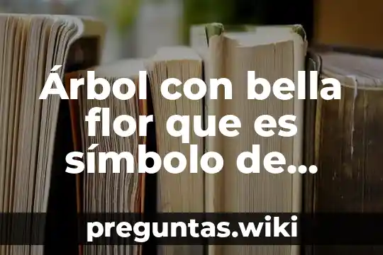 Árbol con bella flor que es símbolo de brasil