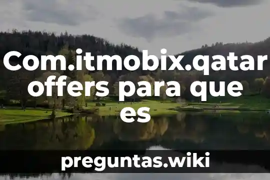 Com.itmobix.qatar offers para que es
