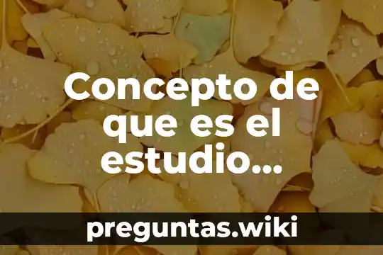 Concepto de que es el estudio socioeconomico de mexico