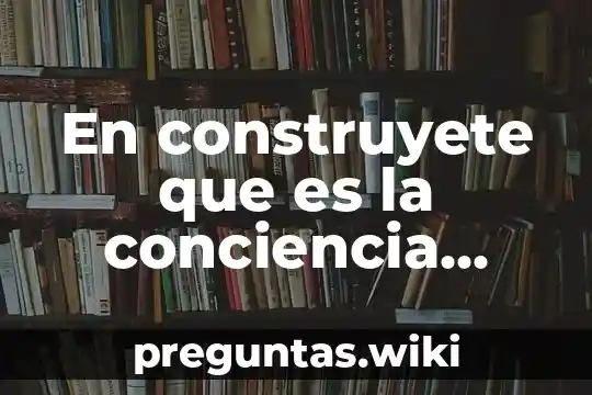 En construyete que es la conciencia social