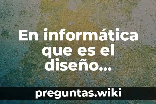 En informática que es el diseño funcional