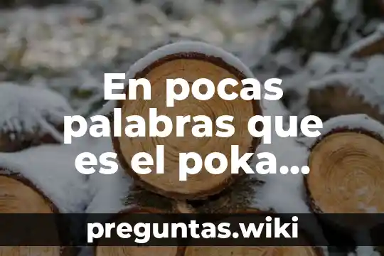En pocas palabras que es el poka yoke