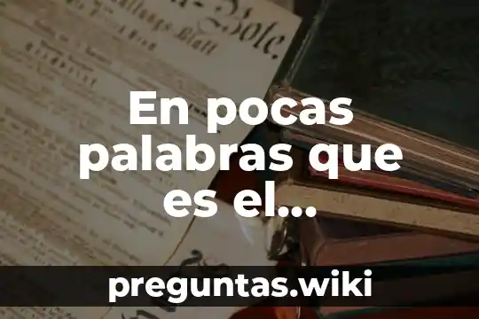 En pocas palabras que es el renacimiento