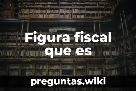 Figura fiscal que es