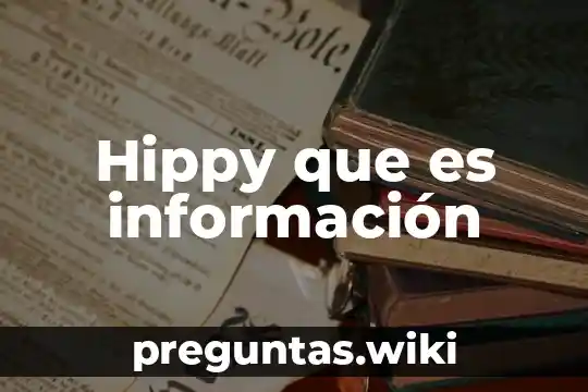 Hippy que es información