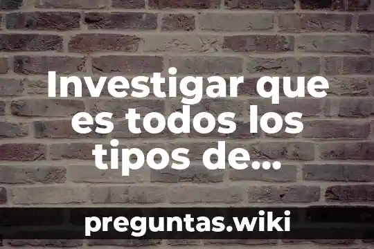 Investigar que es todos los tipos de equilibrio