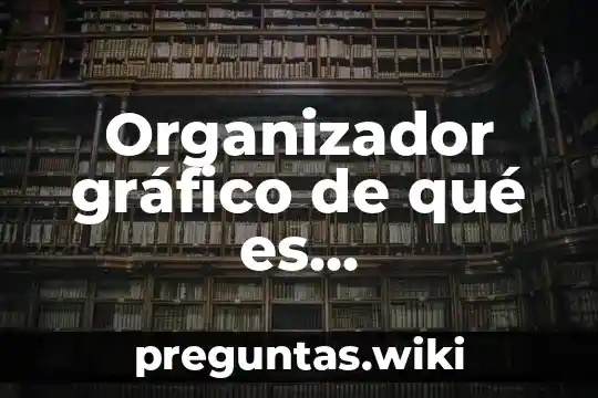 Organizador gráfico de qué es globalización