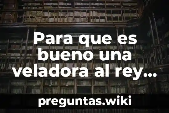 Para que es bueno una veladora al rey salomon