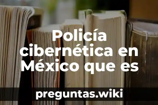 Policía cibernética en México que es
