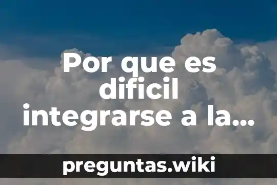 Por que es dificil integrarse a la cultura francesa
