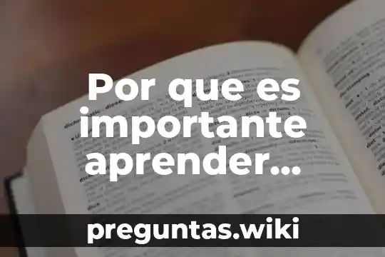 Por que es importante aprender ingles en la actualidad