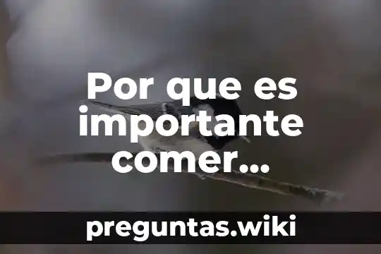 Por que es importante comer leguminosas