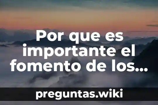 Por que es importante el fomento de los valores
