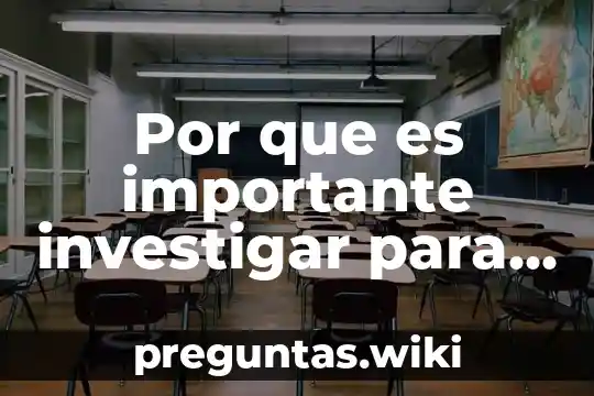 Por que es importante investigar para la arquitectura