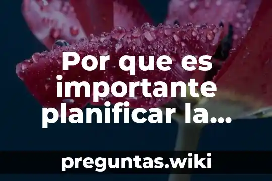 Por que es importante planificar la evaluación institucional