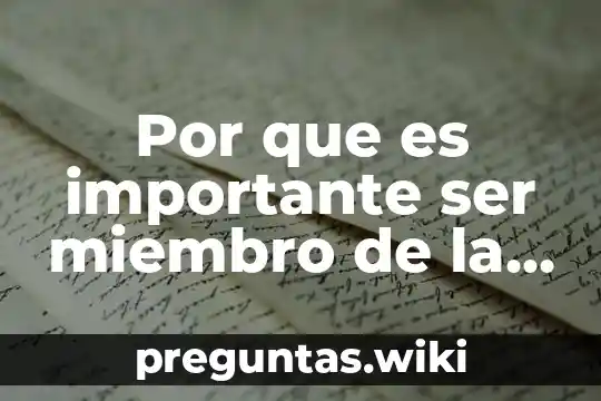 Por que es importante ser miembro de la escolta