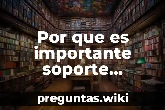 Por que es importante soporte presencial