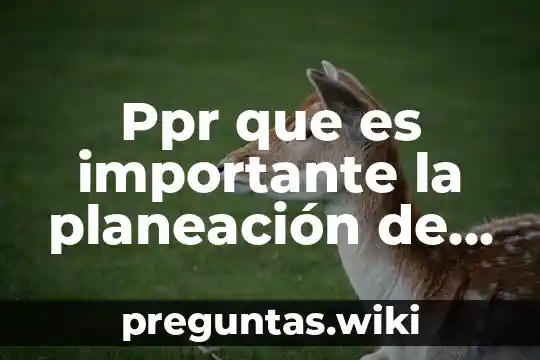 Ppr que es importante la planeación de familia