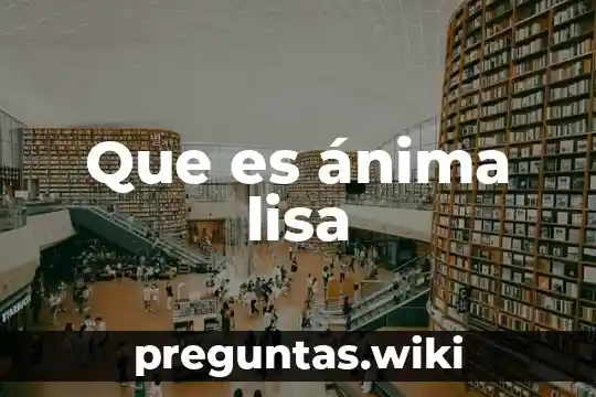 Que es ánima lisa
