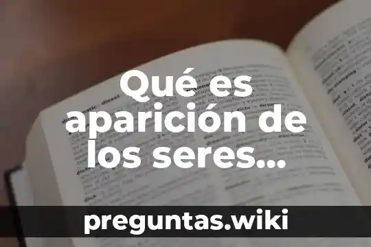Qué es aparición de los seres humanos