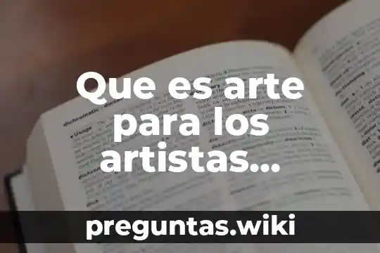 Que es arte para los artistas uniendolo con las matemáticas