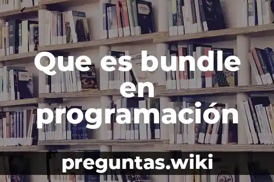 Que es bundle en programación