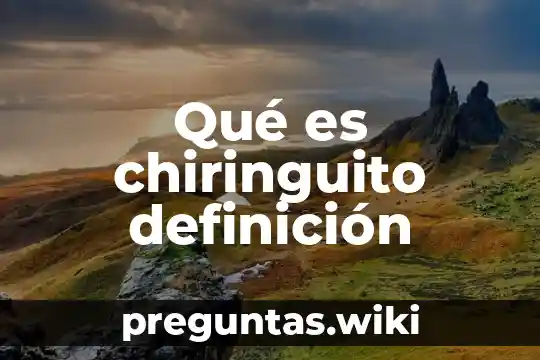 Qué es chiringuito definición