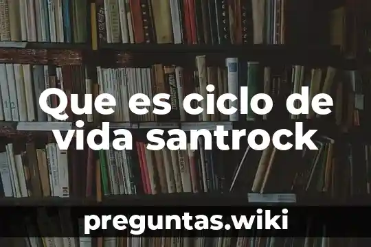 Que es ciclo de vida santrock