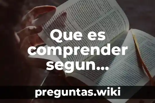 Que es comprender segun gadamer