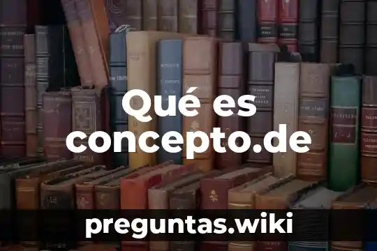 Qué es concepto.de