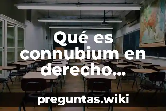 Qué es connubium en derecho romano