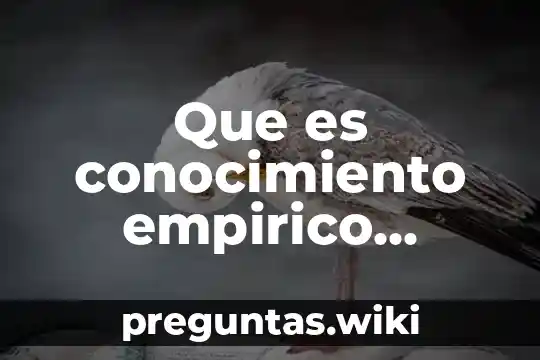 Que es conocimiento empirico diapositivas
