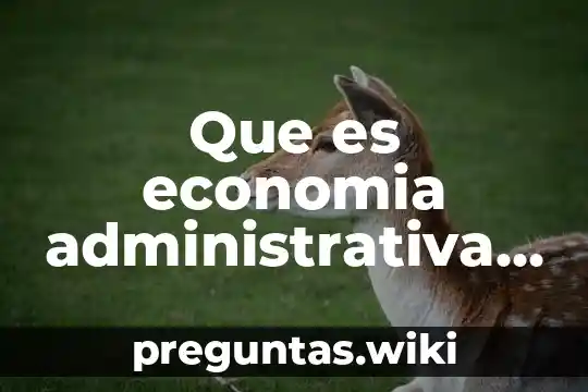 Que es economia administrativa o centralizada