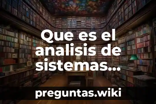 Que es el analisis de sistemas socioecolo