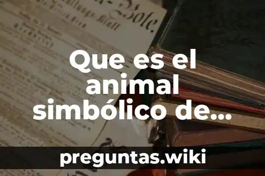 Que es el animal simbólico de cassier