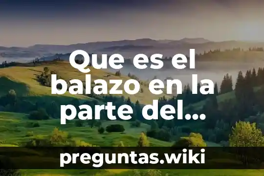 Que es el balazo en la parte del pperiodico