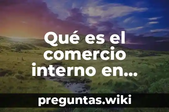 Qué es el comercio interno en nueva españa
