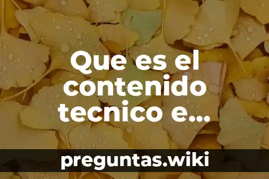 Que es el contenido tecnico e ideologico en el arte