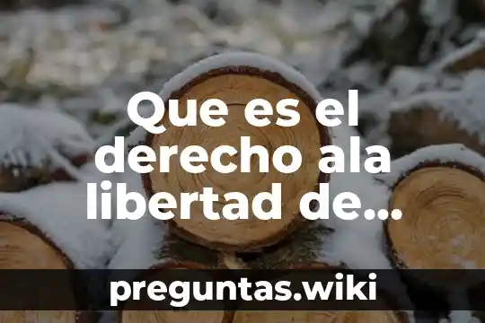Que es el derecho ala libertad de asociacion