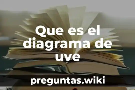 Que es el diagrama de uve