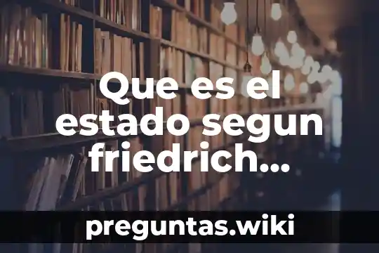 Que es el estado segun friedrich nietzsche