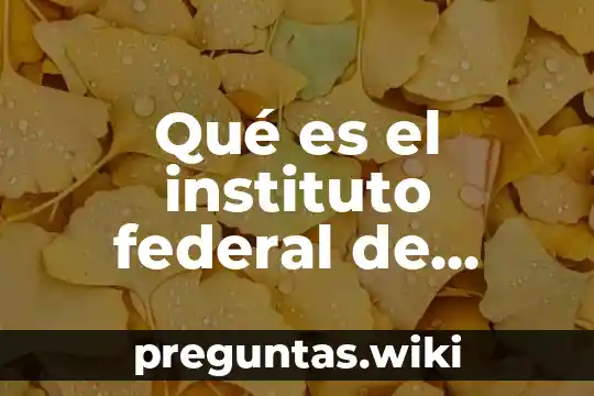 Qué es el instituto federal de competencia económica