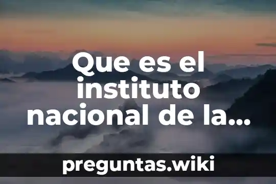 Que es el instituto nacional de la mujer