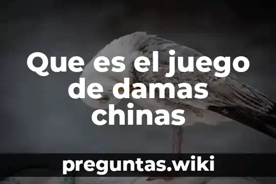 Que es el juego de damas chinas