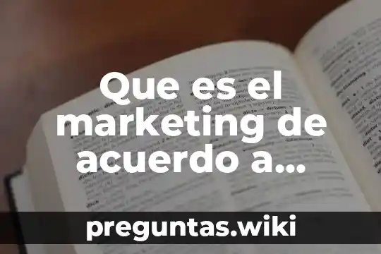 Que es el marketing de acuerdo a peter drukker