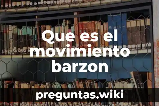 Que es el movimiento barzon
