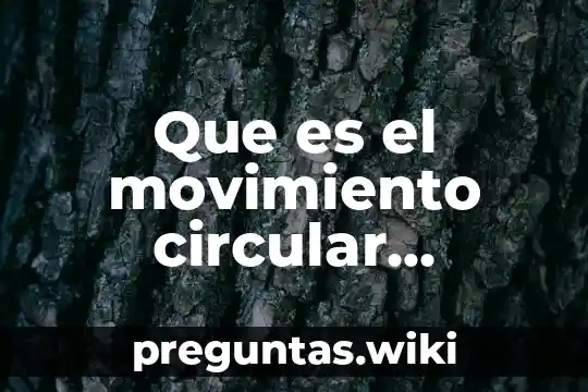Que es el movimiento circular acelerado caracteristicas