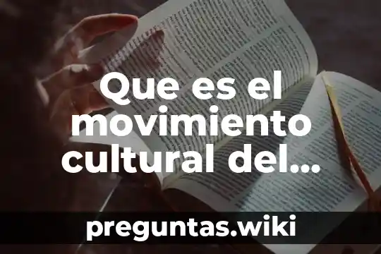 Que es el movimiento cultural del renacimiento