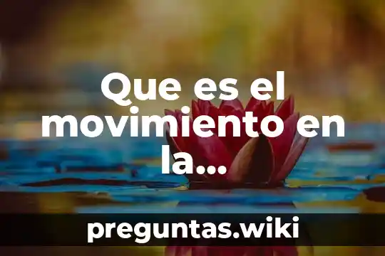 Que es el movimiento en la comunicacion grafica